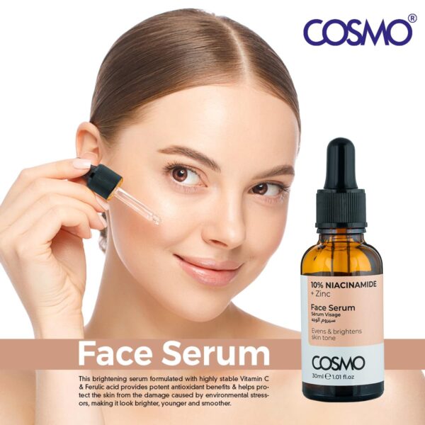 (Original)COSMO DESIGNS 10% NIACINAMIDE + ZINC SERUM - Image 2