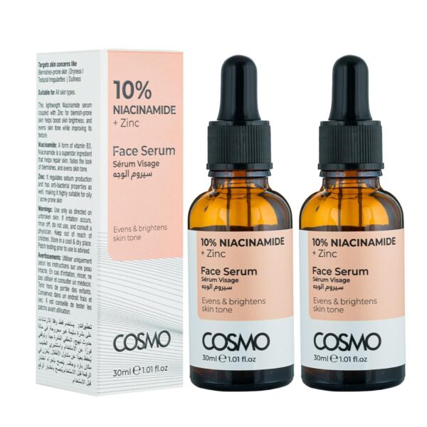 (Original)COSMO DESIGNS 10% NIACINAMIDE + ZINC SERUM - Image 3