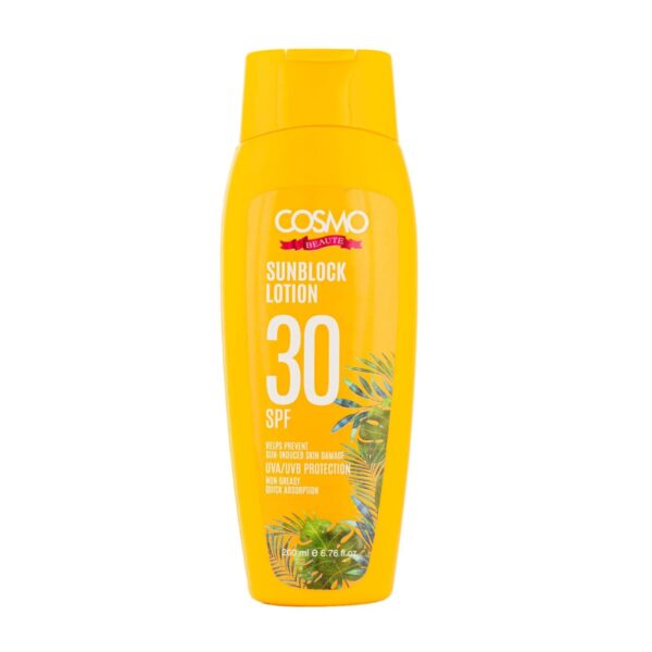 (Original)COSMO DESIGNS Cosmo Beaute Sun Block Lotion SPF 30(200ml) - Image 2