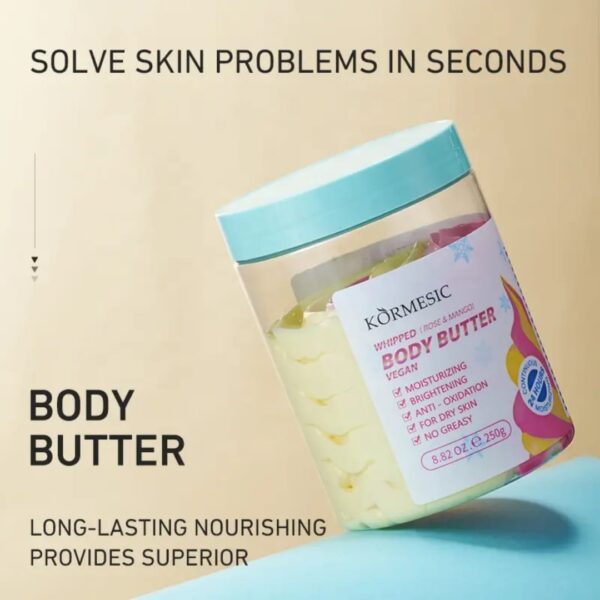 (Original)KORMESIC Whipped Mango and Rose Body Butter 250g - Image 4