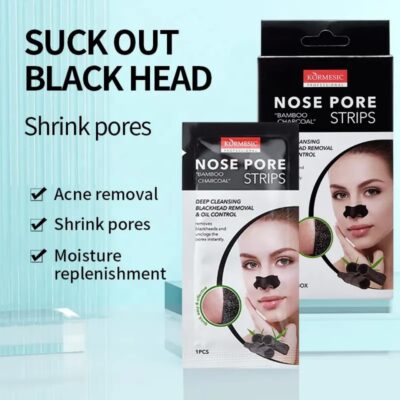 KORMESIC BAMBOO CHARCOAL Nose PORE STRIPS 10pcs