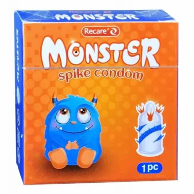 Condom with antennae Recare Monster Orangey Zog 1pc (antennae)