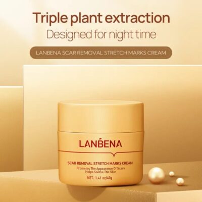 LANBENA Scar Removal and Stretch Marks Cream (Acne Scar Remover Set) – 3PCS