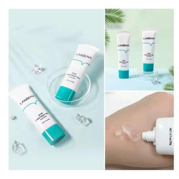 (New orignal)Lanbena Acne Treatment Gel Facial cleansing gel with tea tree extract. 20g. - Image 5