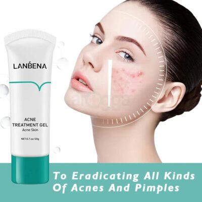 (New orignal)Lanbena Acne Treatment Gel Facial cleansing gel with tea tree extract. 20g.