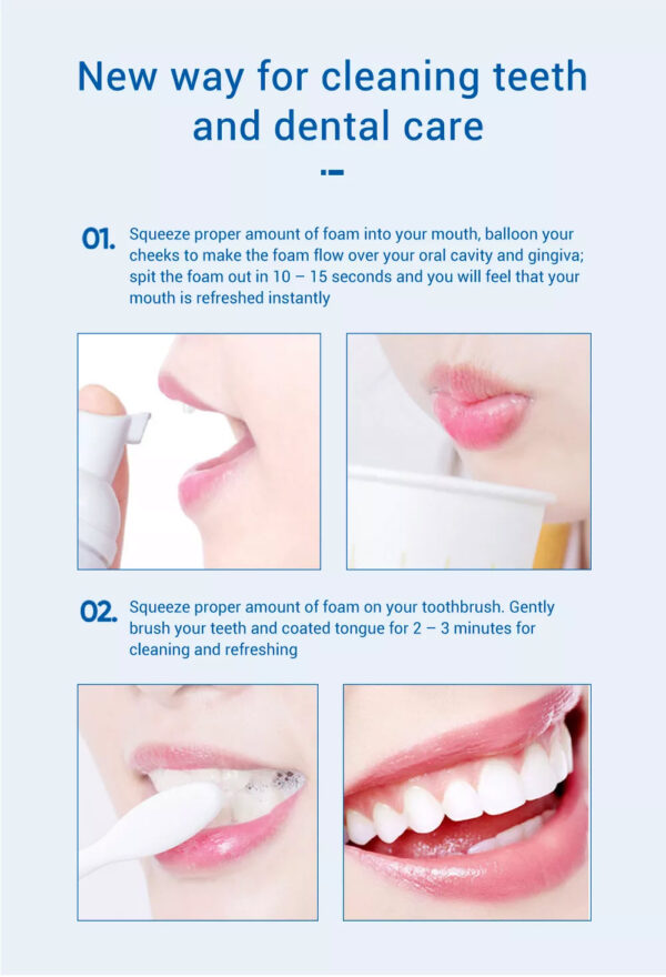 (Original)Lanbena Teeth Whitening Mousse Toothpaste - Image 8